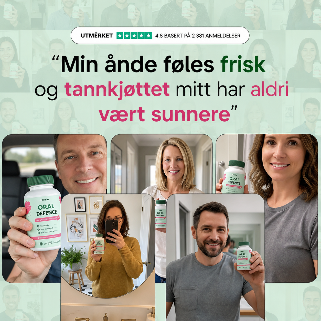 Oral Defence – Maksimal styrke for gjenoppretting av munnens mikrobiom