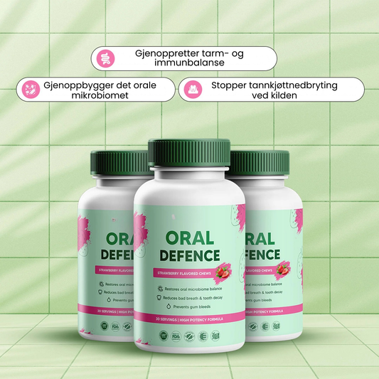 Oral Defence – Maksimal styrke for gjenoppretting av munnens mikrobiom